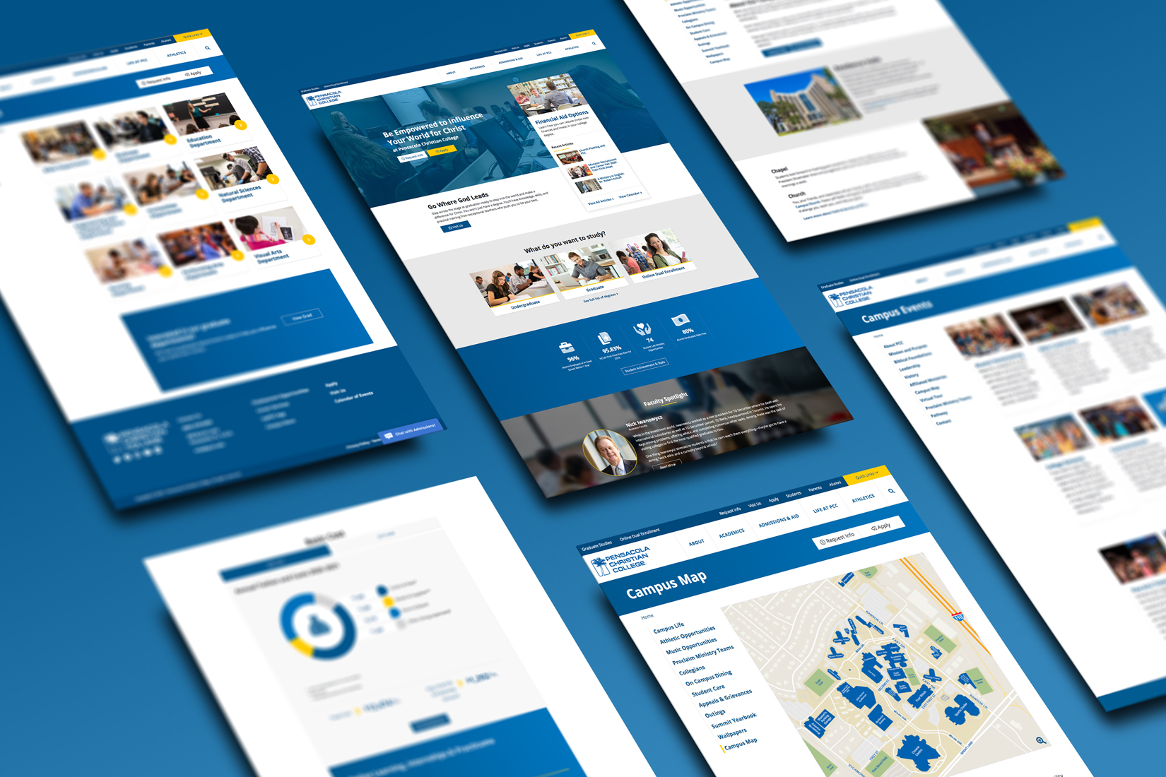 Pensacola Christian College Website Redesign