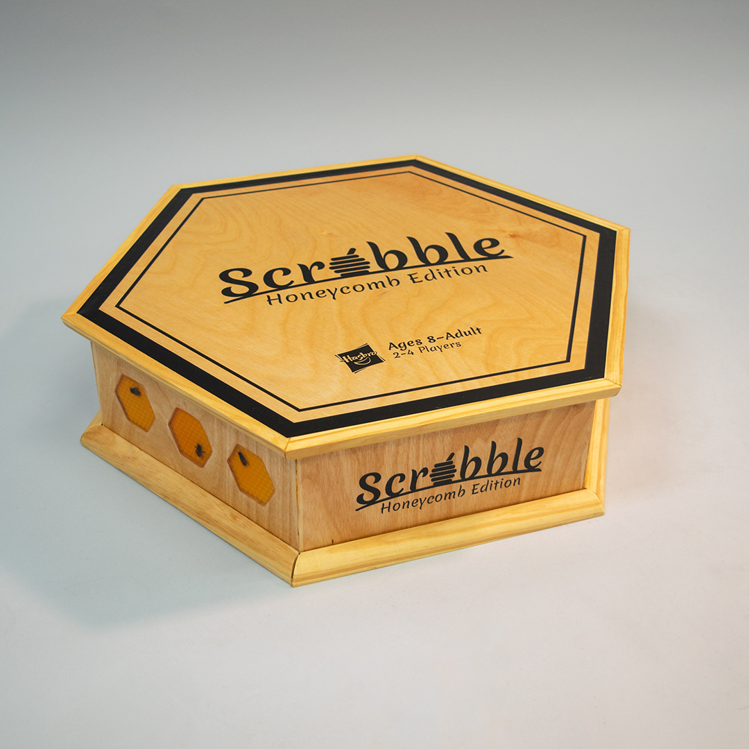 Scrabble Redesign Honey Edition